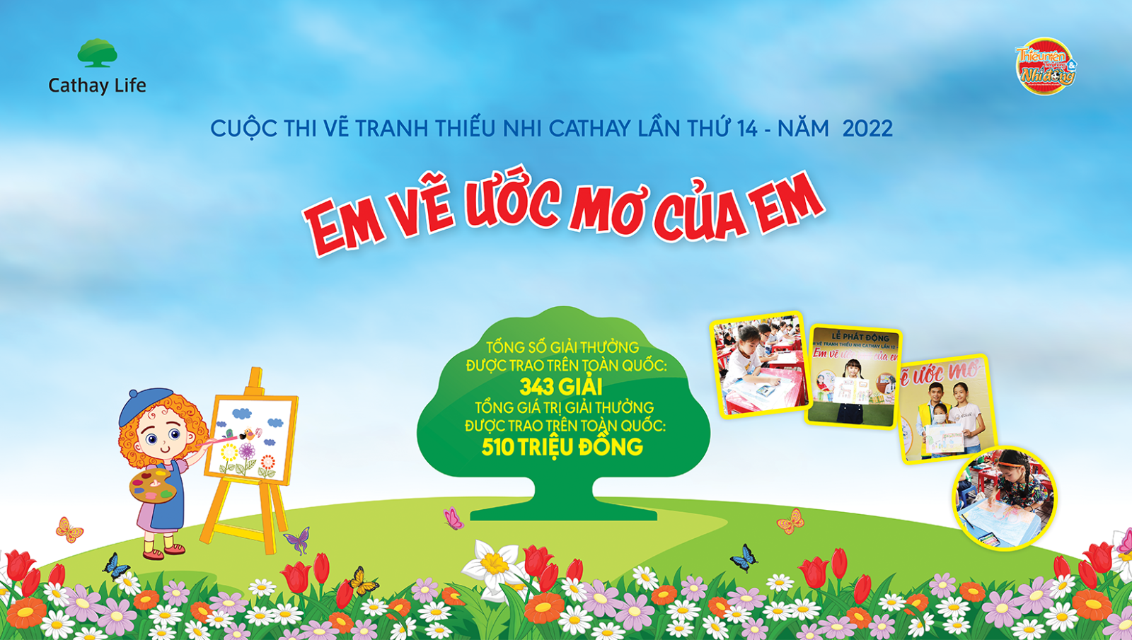 Cathay Việt Nam Tổ Chức Cuộc Thi Vẽ Tranh Thiếu Nhi Cathay Lần 14: “Em Vẽ  Ước Mơ Của Em”